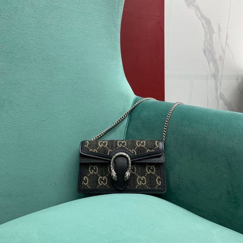 Gucci Black and Gold Crossbody Bag